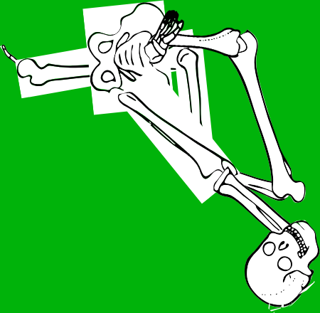 Dem bones dem bones dem – dry bones!
