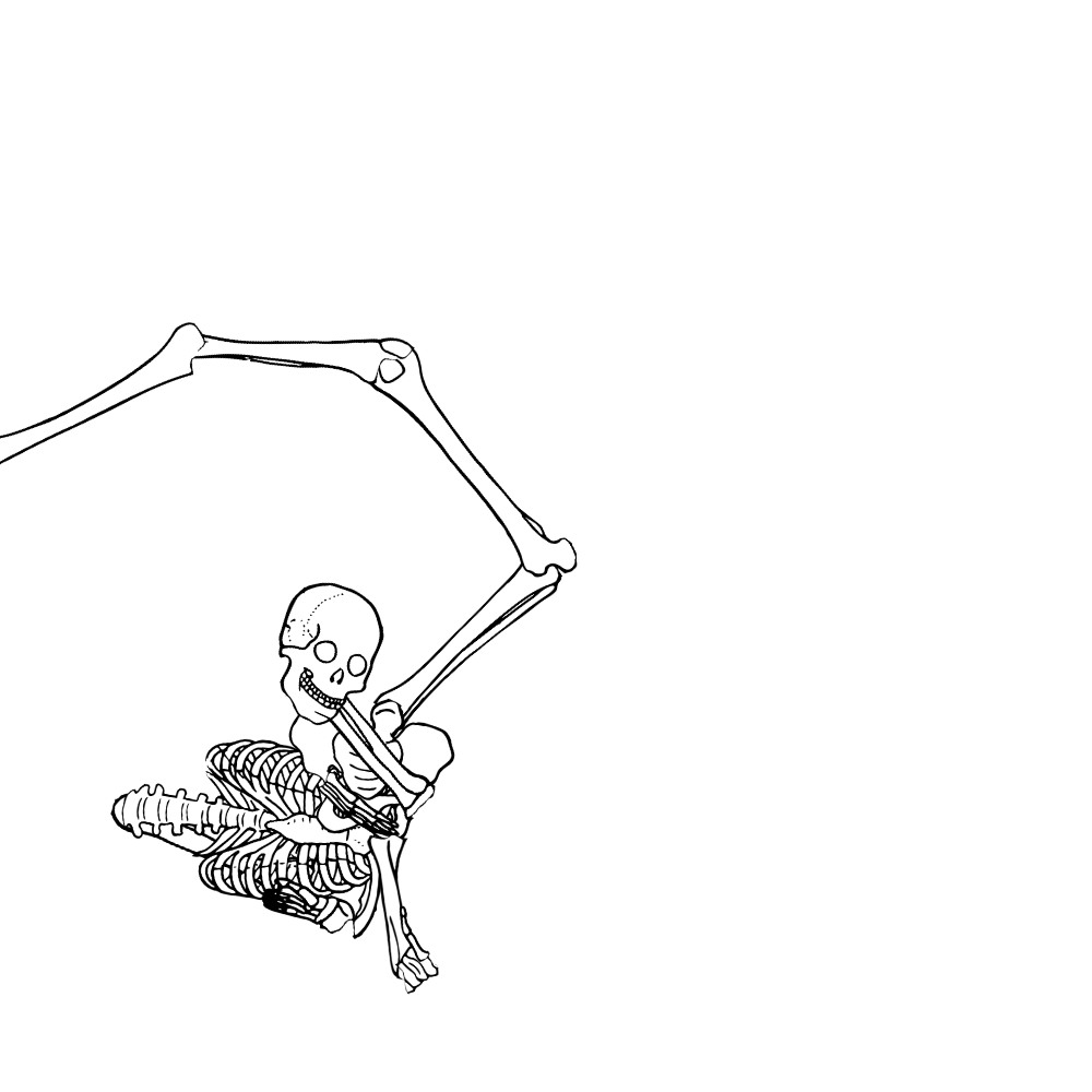Dem bones dem bones dem – dry bones!