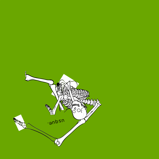 Dem bones dem bones dem – dry bones!