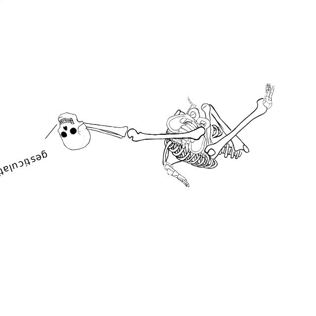 Dem bones dem bones dem – dry bones!