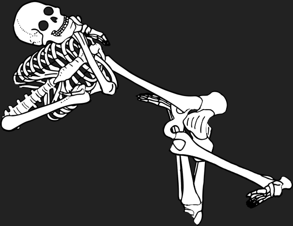 Dem bones dem bones dem – dry bones!