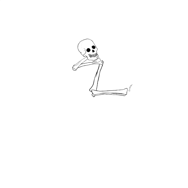 Dem bones dem bones dem – dry bones!