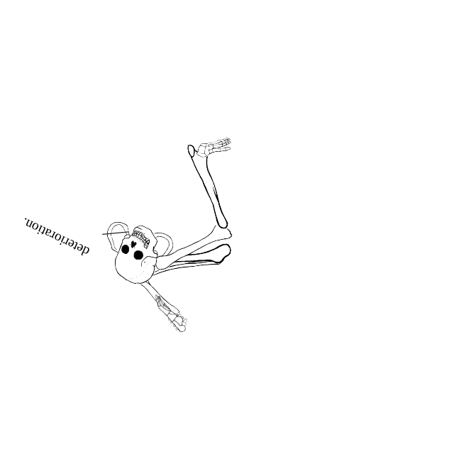 Dem bones dem bones dem – dry bones!