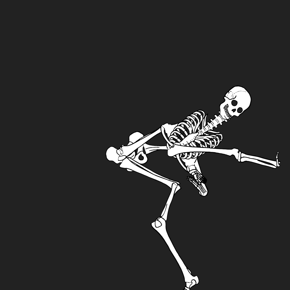 Dem bones dem bones dem – dry bones!
