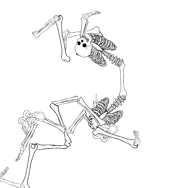 Dem bones dem bones dem – dry bones!