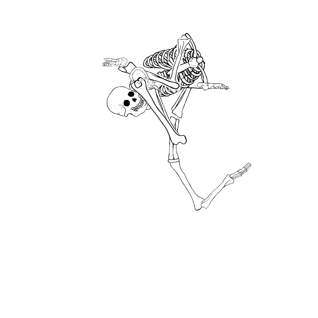 Dem bones dem bones dem – dry bones!