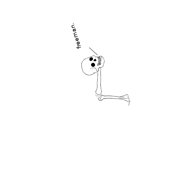 Dem bones dem bones dem – dry bones!