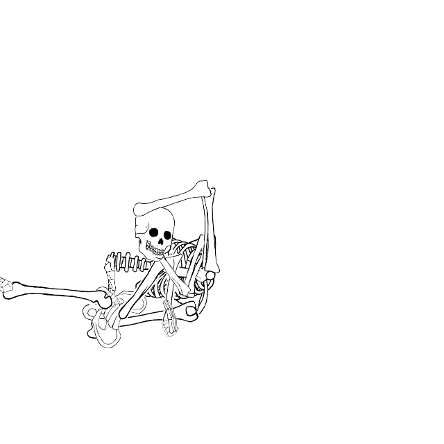 Dem bones dem bones dem – dry bones!