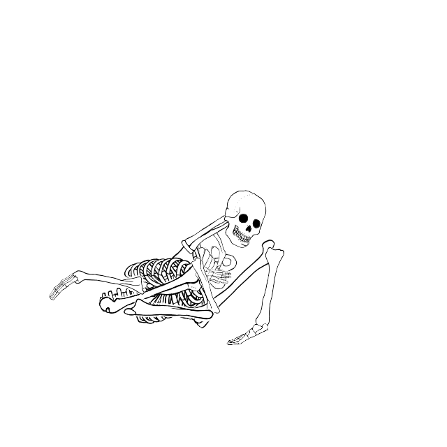 Dem bones dem bones dem – dry bones!