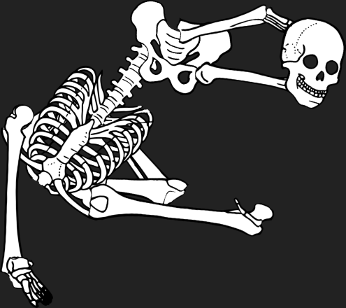 Dem bones dem bones dem – dry bones!