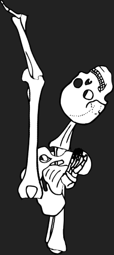 Dem bones dem bones dem – dry bones!