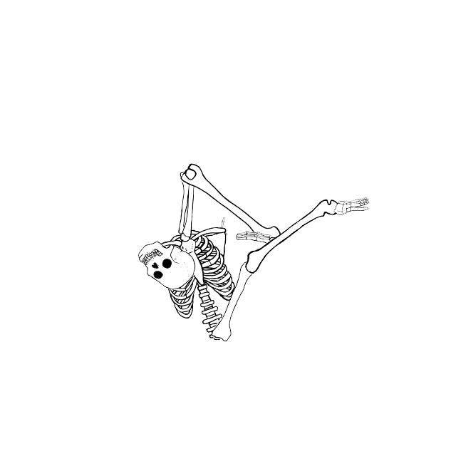 Dem bones dem bones dem – dry bones!