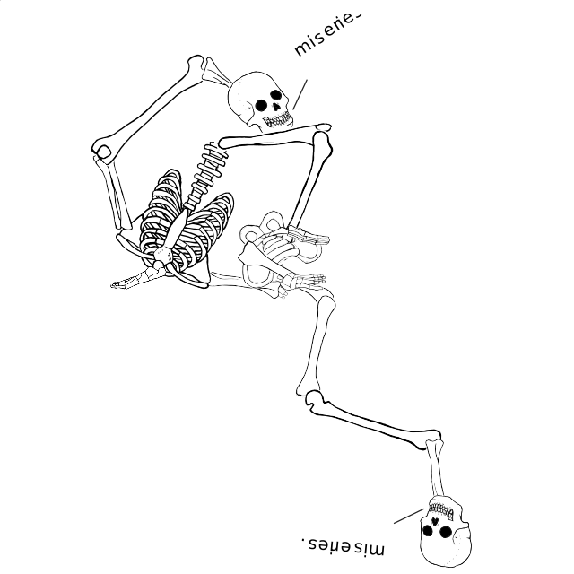 Dem bones dem bones dem – dry bones!
