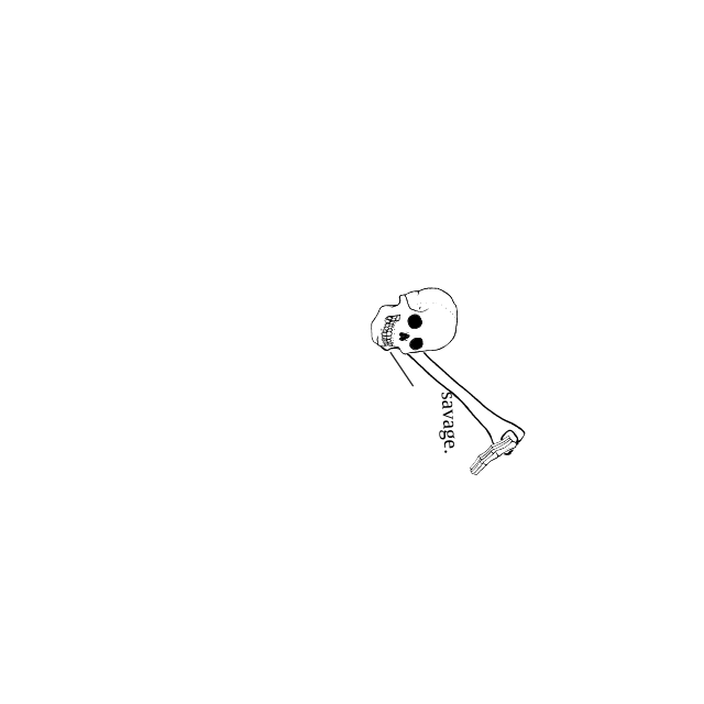 Dem bones dem bones dem – dry bones!