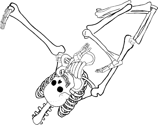 Dem bones dem bones dem – dry bones!
