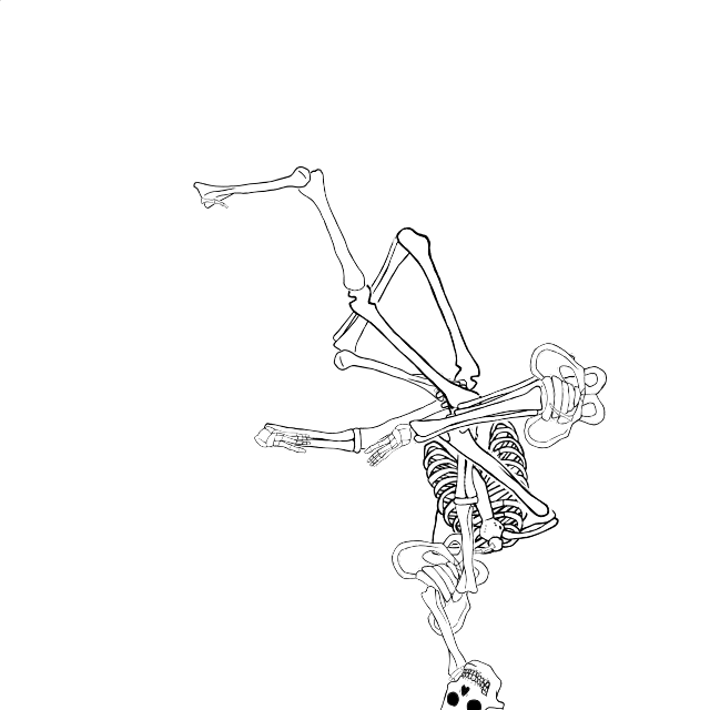Dem bones dem bones dem – dry bones!