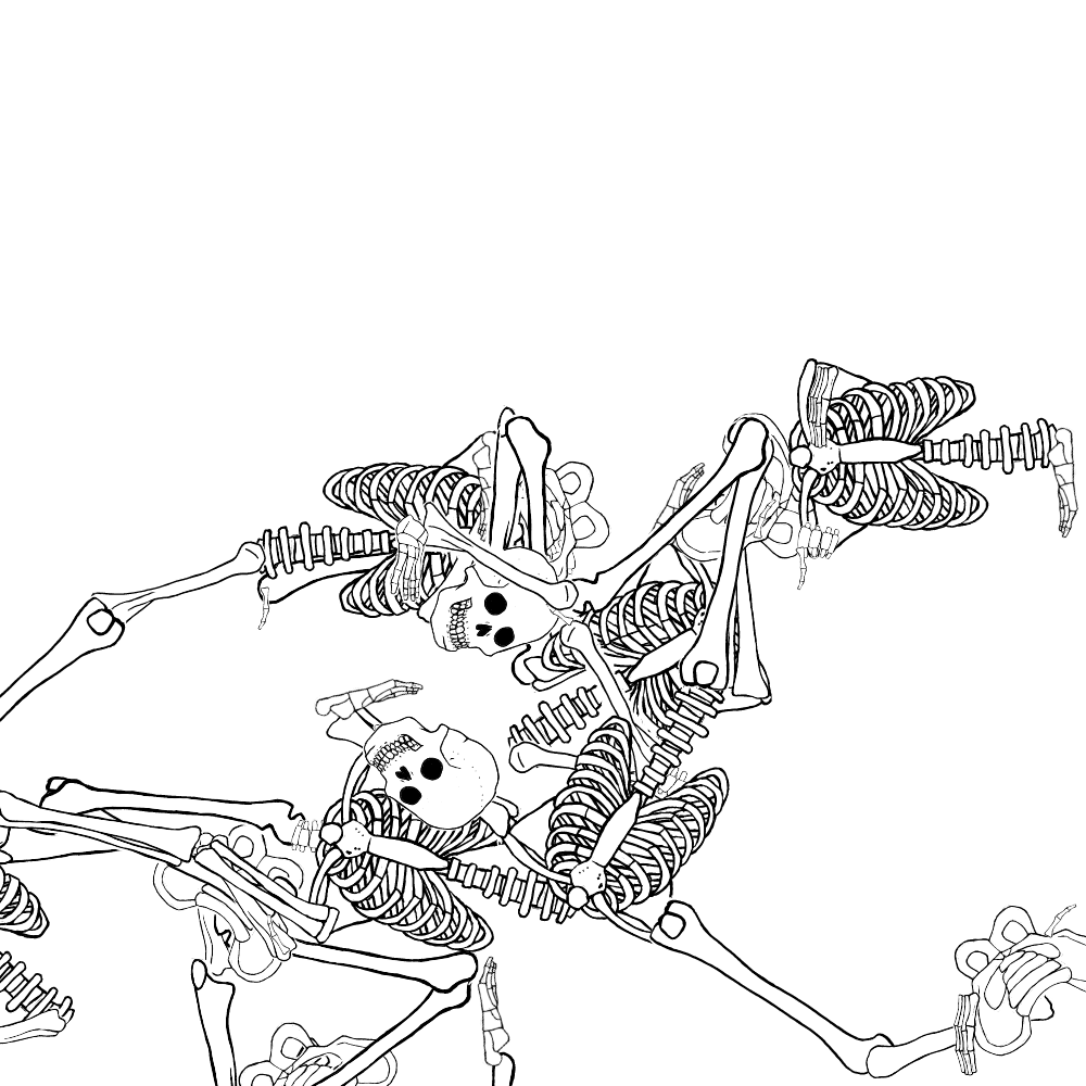 Dem bones dem bones dem – dry bones!