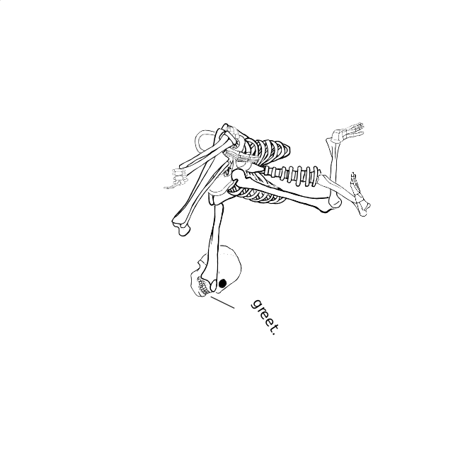 Dem bones dem bones dem – dry bones!