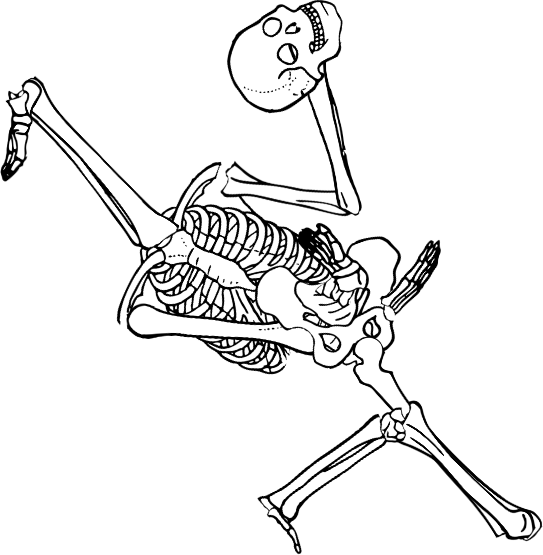Dem bones dem bones dem – dry bones!