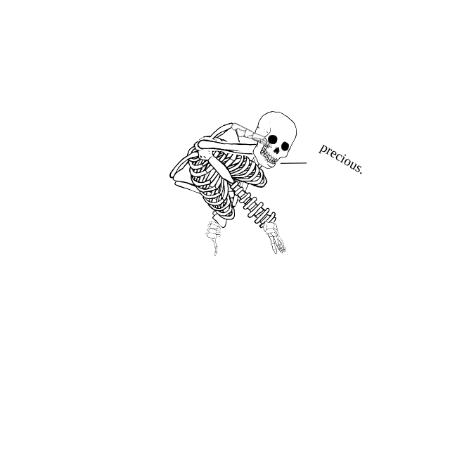 Dem bones dem bones dem – dry bones!