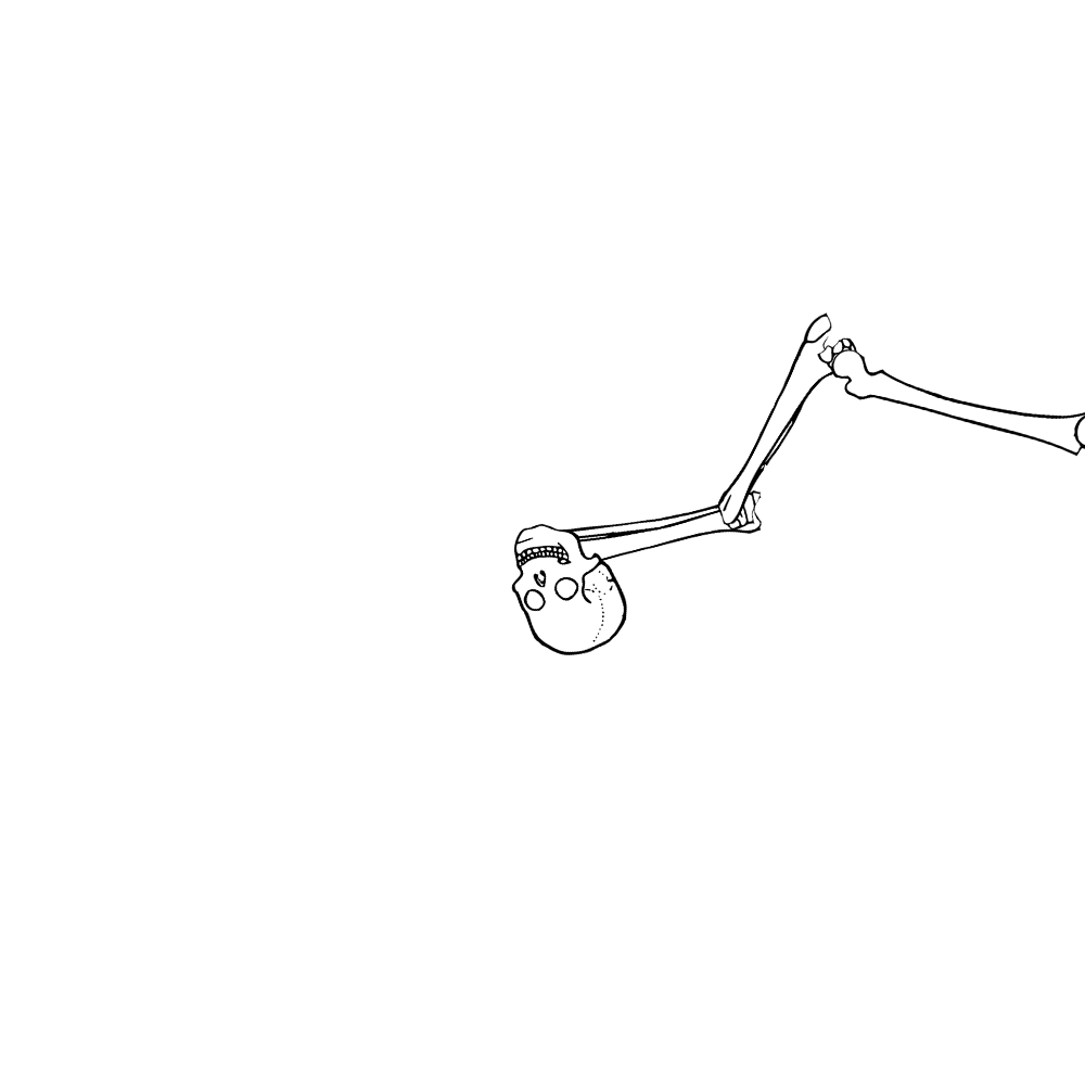 Dem bones dem bones dem – dry bones!
