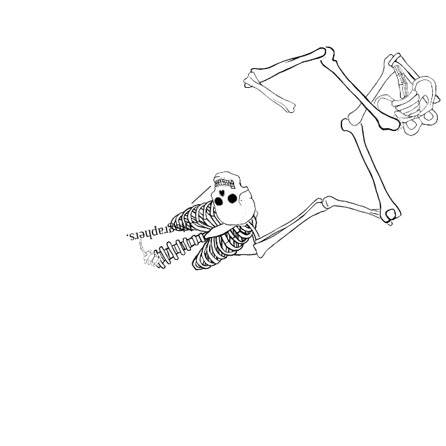 Dem bones dem bones dem – dry bones!