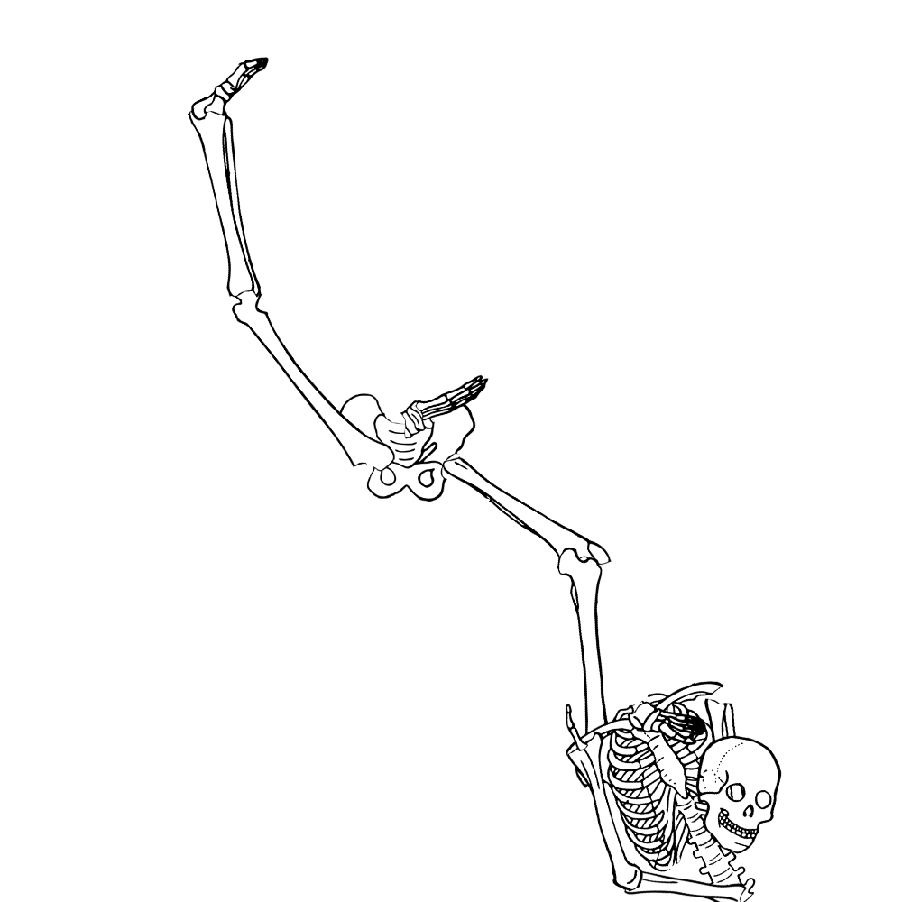 Dem bones dem bones dem – dry bones!