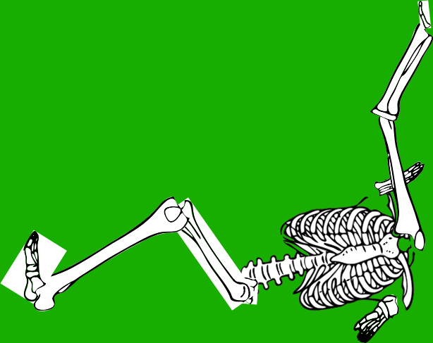 Dem bones dem bones dem – dry bones!