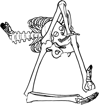 Dem bones dem bones dem – dry bones!