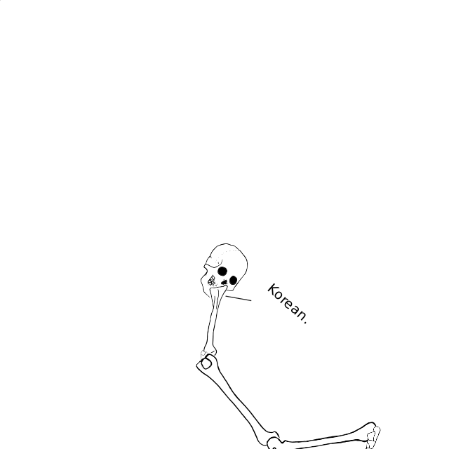 Dem bones dem bones dem – dry bones!