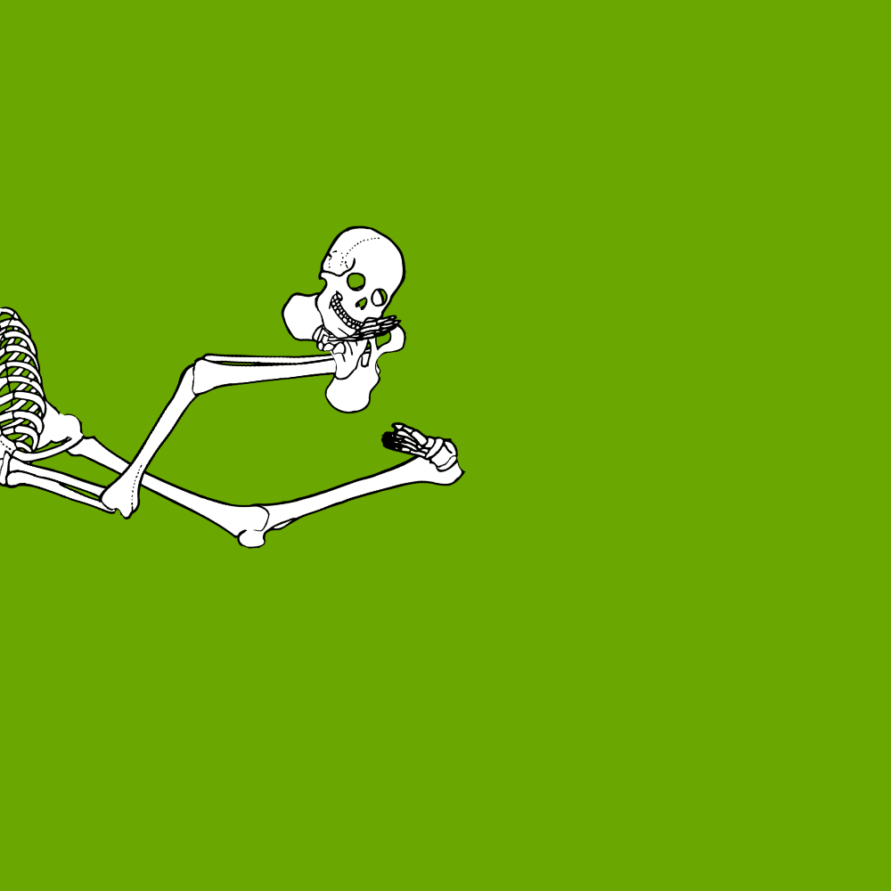 Dem bones dem bones dem – dry bones!