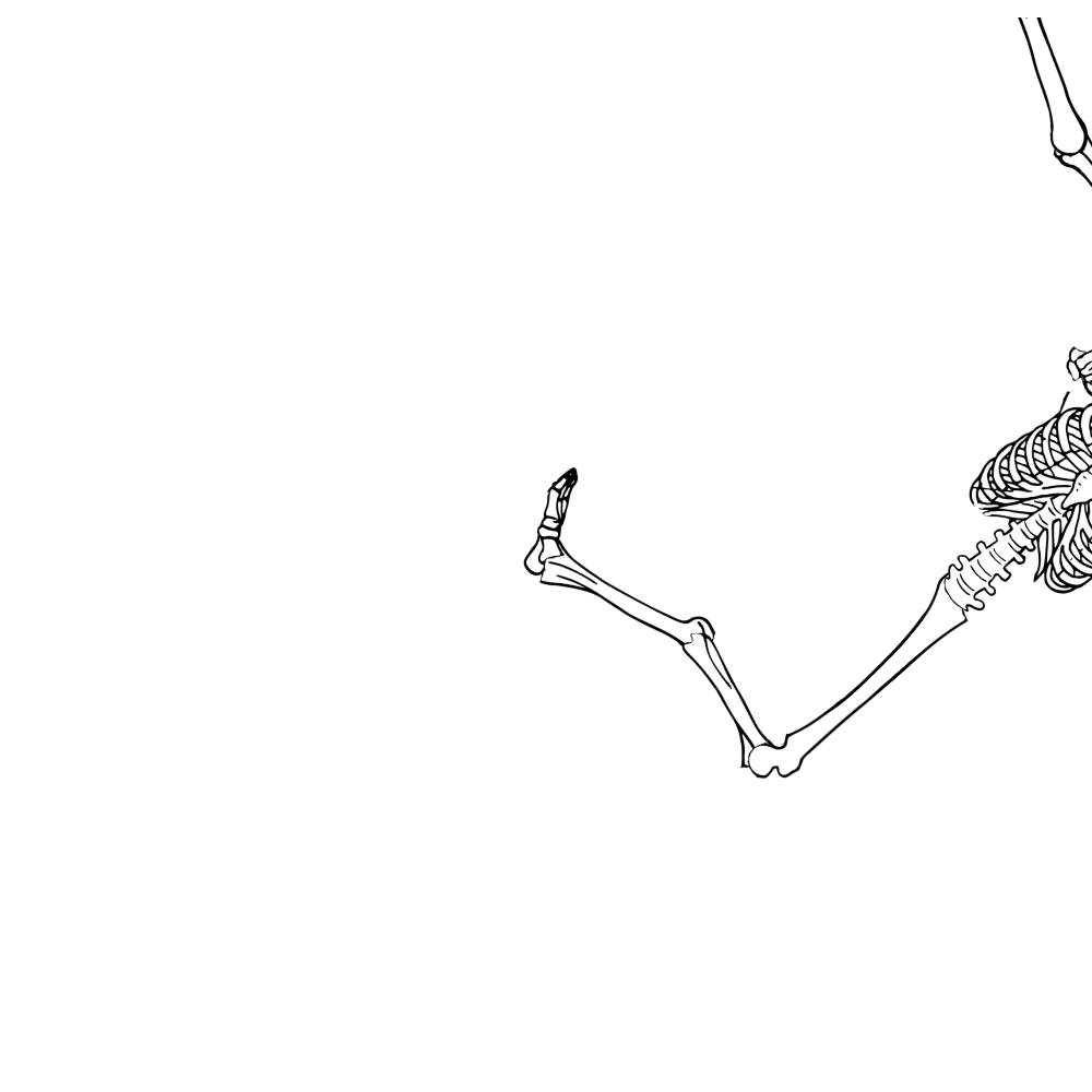 Dem bones dem bones dem – dry bones!