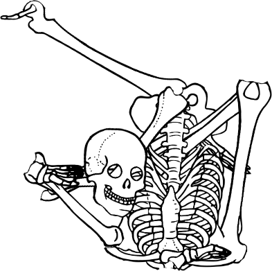 Dem bones dem bones dem – dry bones!