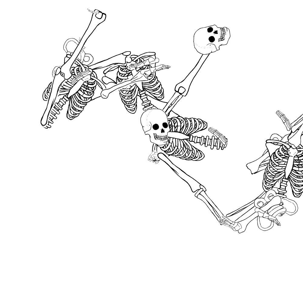Dem bones dem bones dem – dry bones!
