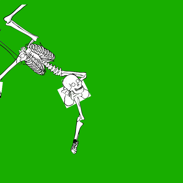 Dem bones dem bones dem – dry bones!