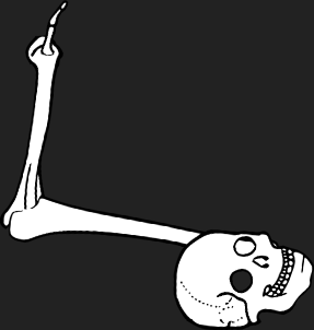 Dem bones dem bones dem – dry bones!