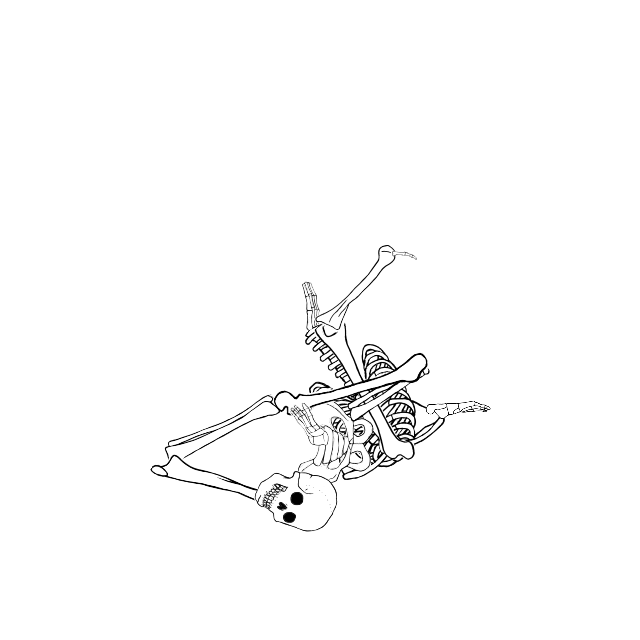 Dem bones dem bones dem – dry bones!