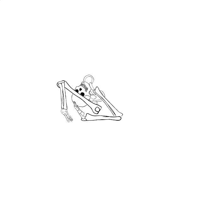 Dem bones dem bones dem – dry bones!