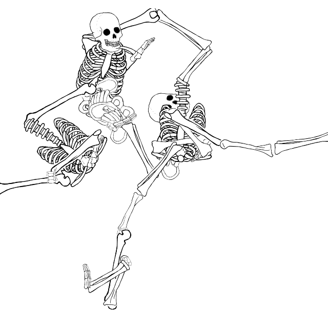 Dem bones dem bones dem – dry bones!