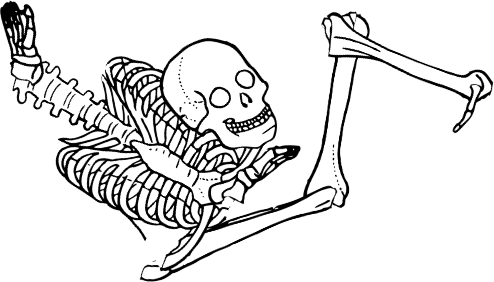 Dem bones dem bones dem – dry bones!