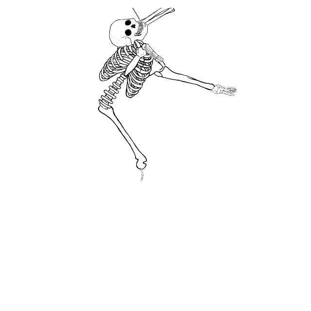 Dem bones dem bones dem – dry bones!