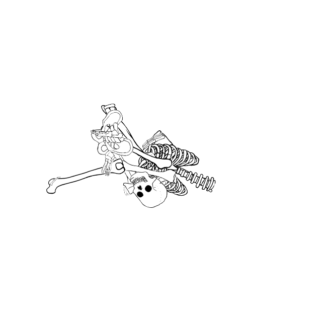 Dem bones dem bones dem – dry bones!