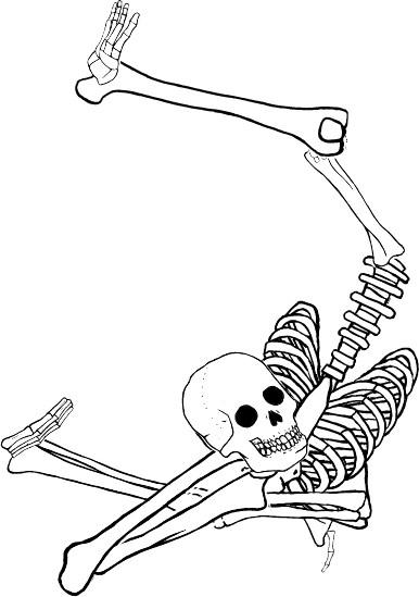 Dem bones dem bones dem – dry bones!