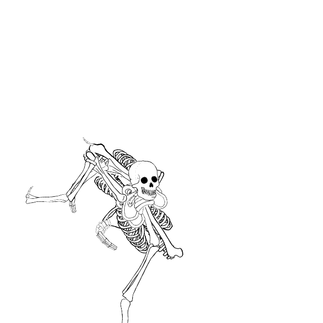 Dem bones dem bones dem – dry bones!