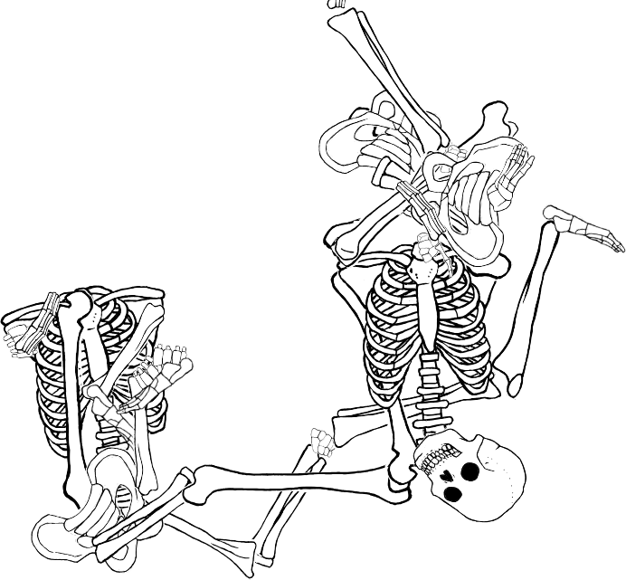 Dem bones dem bones dem – dry bones!