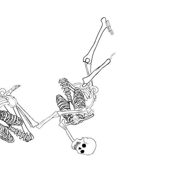Dem bones dem bones dem – dry bones!