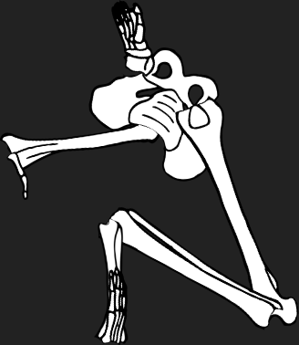 Dem bones dem bones dem – dry bones!