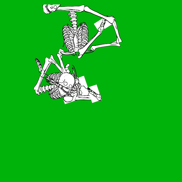 Dem bones dem bones dem – dry bones!