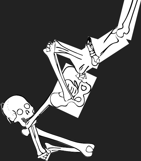 Dem bones dem bones dem – dry bones!