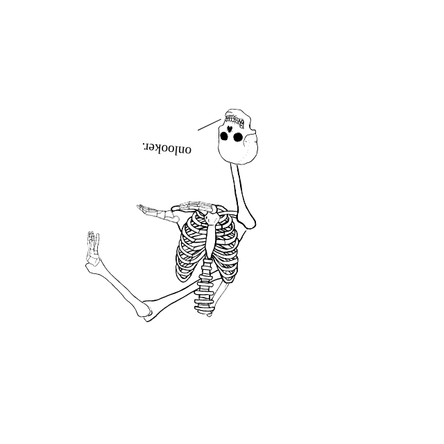 Dem bones dem bones dem – dry bones!
